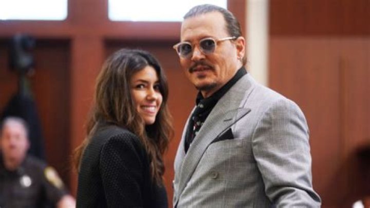 Johnny Depp Reunites With Attorney Camille Vasquez: Video – Hollywood Life