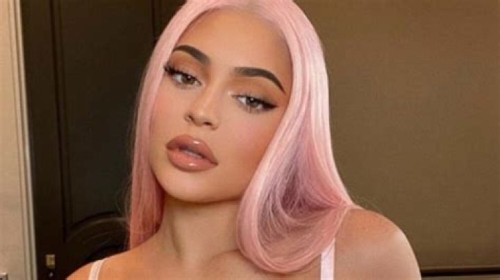 Kylie Jenner Shows Off Her Morning Bedhead & White Lingerie After Debuting Pink Hair Makeover: Photo